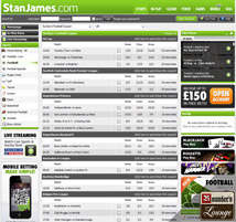 Stan James Sportsbook Football Betting