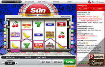 Sun Bingo Winning Headlines Slots
